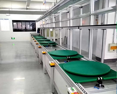 拉萨3 times speed silent double speed chain conveyor line