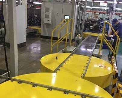 鄂州MTS5 friction wheel conveyor line